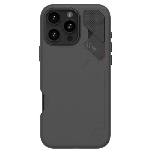 Чохол з екошкіри Aulumu A16 Vegan Leather Case Black для iPhone 16 Pro