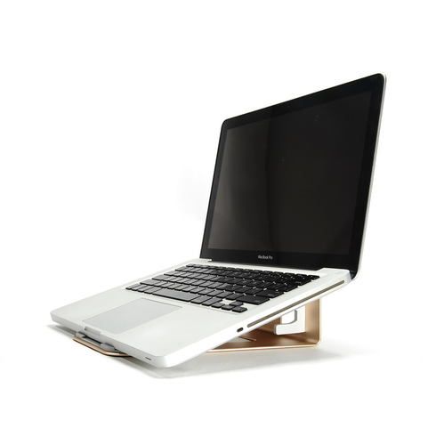 Подставка для ноутбука COTEetCI NOTEBOOK STAND (Aluminum) Gold