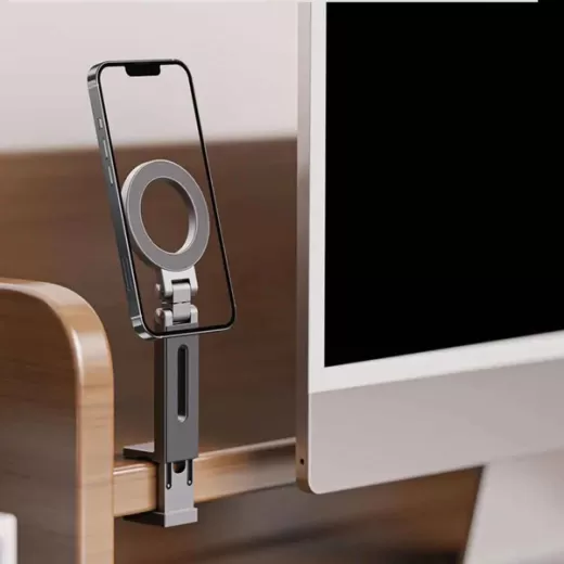 Держатель CasePro Rotatable Multifunctional Gripping Phone Holder 360° Silver