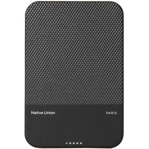 Повербанк Native Union (Re) Classic Magnetic Power Bank 5000mAh Black (PB-5KMS-BLK)