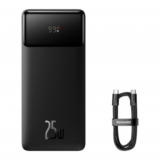 Повербанк Baseus Bipow Digital Display 20000mAh 25W (QC3.0 PD) (PPBD020301) Black 