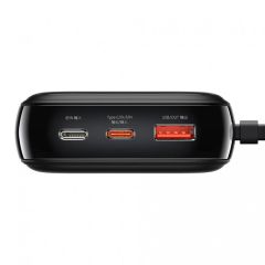 Повербанк Baseus Qpow Digital Display 22.5W 20000mAh (with Type-C cable) Black (PPQD-I01)  