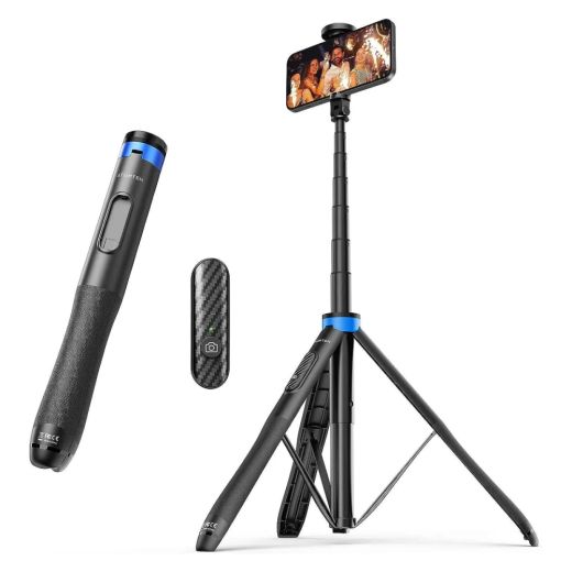 Монопод-штатив для телефона Atumtek Premium Pro 130 см Phone Tripod Selfie Stick Blue