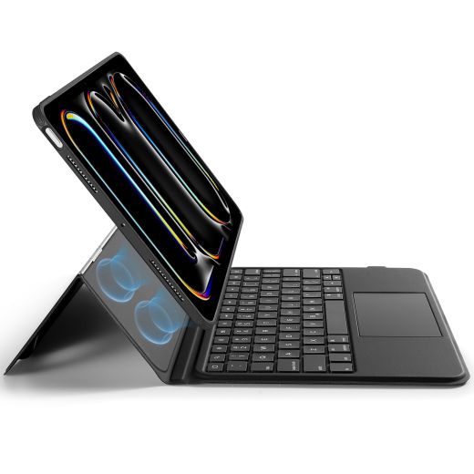 Чохол-клавіатура ESR Ascend Keyboard Case US Layout-Black для iPad Pro 13” (2024) (6B0200102)