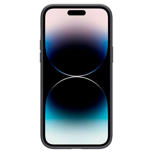  Силиконовый чехол Spigen Silicone Fit (MagFit) Black для iPhone 14 Pro (ACS04991)