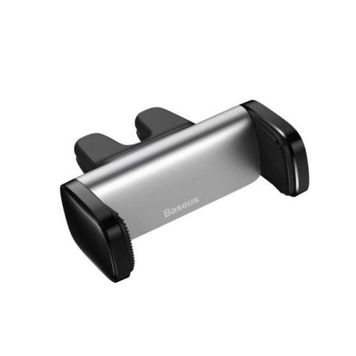 Тримач для телефона в машину Baseus Steel Cannon Air Outlet Car Mount Silver (SUGP-0S)