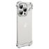Алюминиевый бампер CasePro Luxury Irregular Aluminum Alloy Bumper Silver для iPhone 16 Pro Алюминиевый бампер CasePro Luxury Irregular Aluminum Alloy Bumper Silver для iPhone 16 Pro