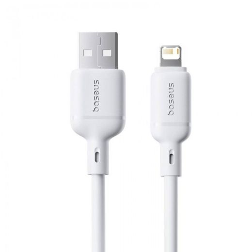 Кабель Baseus Silky Series USB to Lightning 2.4A 1м White (P10377702213-00)