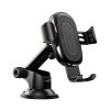 Автотримач із функцією бездротової зарядки Baseus Wireless Charger Gravity Car Mount Black (WXYL-A01)
