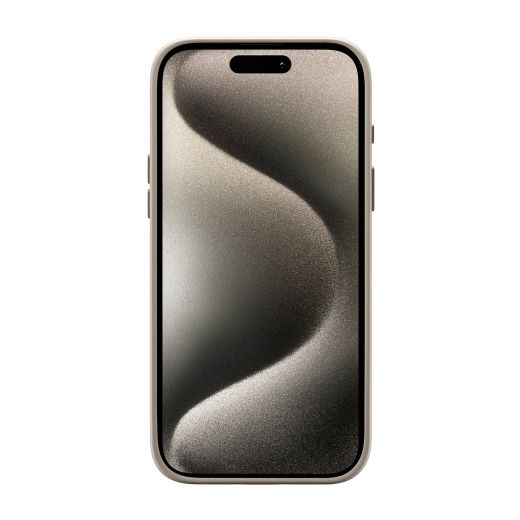 Кожаный чехол Sandmarc Pro Leather with MagSafe Case Sand для iPhone 15 Pro