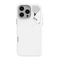 Чехол с экокожи Aulumu A16 Vegan Leather Case White для iPhone 16 Pro Max