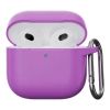 Чехол с карабином CasePro Case Purple для AirPods 4