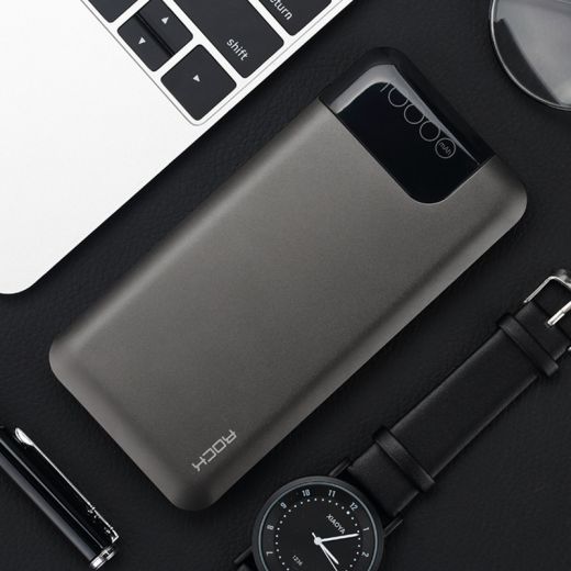 Повербанк Rock P40 QC3.0 Power Bank 10000mAh Grey
