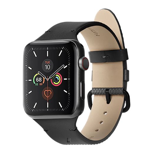 Ремінець Native Union (Re)Classic Black для Apple Watch  49мм | 45мм | 44мм (RESTRAP-AW-L-BLK)