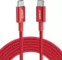 Кабель Anker Nylon USB-C to USB-C 100W Cable (3м) Red
