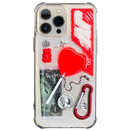 Чохол JV.CASE Red X для iPhone 14 Pro Max