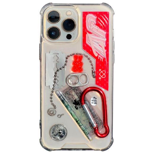 Чехол JV.CASE Red для iPhone 14 Pro