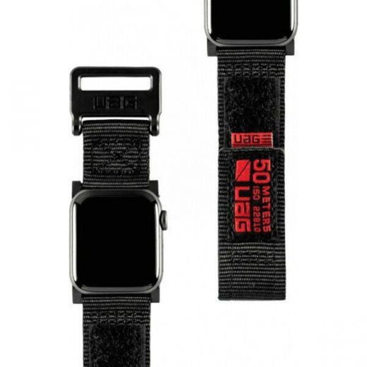 Ремінець UAG Active Strap Black (19149A114040) для Apple Watch 40/38