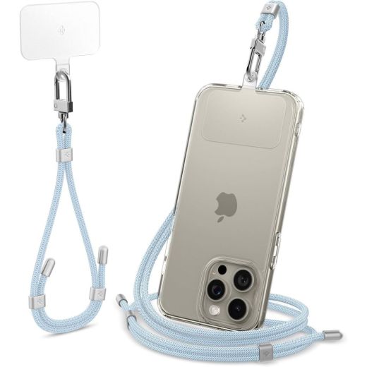 Ремінець Spigen Universal Strap Set Crossbody and Wrist Mute Blue (AFA08364)
