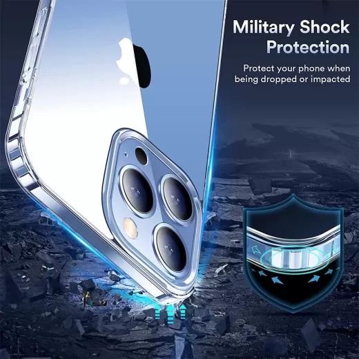 Прозрачный чехол Rock Protection Case Crystal для iPhone 16 Pro Max