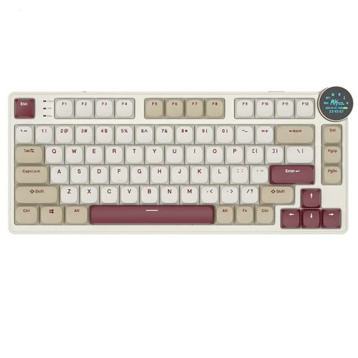 Беспроводная клавиатура Royal Kludge N80 Wireless Keyboard UA\RU\ENG Cherry Profile (Brown Switch) Rosy Clouds (RK-N80UARUENG-CHP-BS-RC)