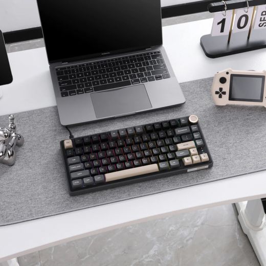 Клавиатура Royal Kludge R75 Wired Keyboard UA\RU\ENG Cherry Profile (Silver Switch) Blackberry (RK-R75UARUENG-CHP-SS-BB)