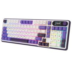 Беспроводная клавиатура Royal Kludge S98 Wireless Keyboard UA\RU\ENG Cherry Profile (Brown Switch) Blackberry (RK-S98UARUENG-CHP-BS-BB)