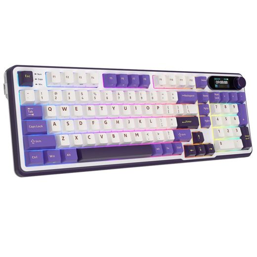 Беспроводная клавиатура Royal Kludge S98 Wireless Keyboard UA\RU\ENG Cherry Profile (Brown Switch) Blackberry (RK-S98UARUENG-CHP-BS-BB)