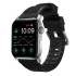 Силиконовый ремешок Nomad Rugged Band Black Rubber / Silver Hardware для Apple Watch 49мм | 45мм | 44мм Силиконовый ремешок Nomad Rugged Band Black Rubber / Silver Hardware для Apple Watch 49мм | 45мм | 44мм