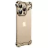 Алюминиевый бампер CasePro Luxury Irregular Aluminum Alloy Bumper Gold для iPhone 16 Pro Алюминиевый бампер CasePro Luxury Irregular Aluminum Alloy Bumper Gold для iPhone 16 Pro
