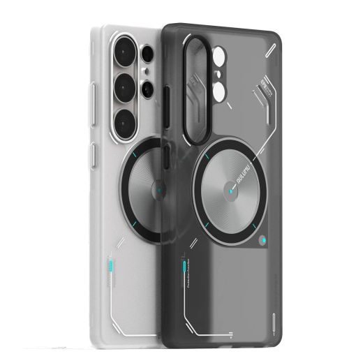 Прозорий чохол, що світиться в темряві Aulumu S25 Frosted Case Translucent White для Samsung Galaxy S25 Ultra