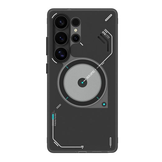 Прозрачный светящийся в темноте чехол Aulumu S25 Frosted Case Translucent Gray для Samsung Galaxy S25 Ultra