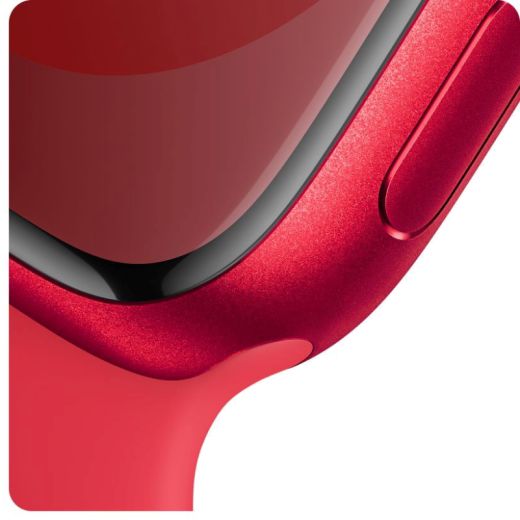 Смарт-годинник Apple Watch Series 9 GPS 45mm (Product) Red Aluminium Case with (Product) Red Sport Band M/L (MRXK3)