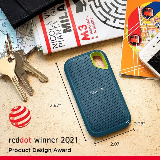 Зовнішній SSD-накопичувач SanDisk 4TB Extreme Portable SSD Monterey