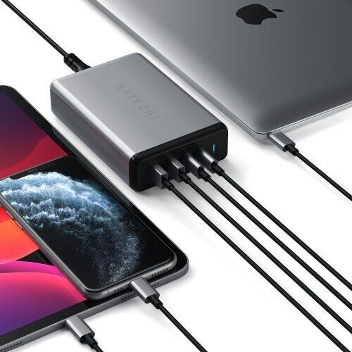 Быстрая зарядка Satechi 108W Pro Type-C PD Desktop Charger (ST-TC108WM)