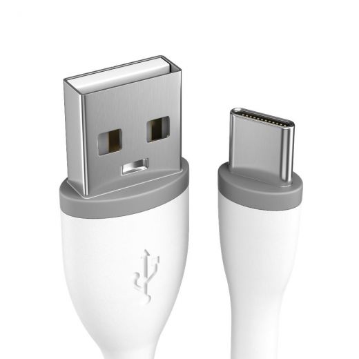 Кабель Satechi Flexible Charging Type-C Cable White 6" (0.15 m) (ST-FCC6W)
