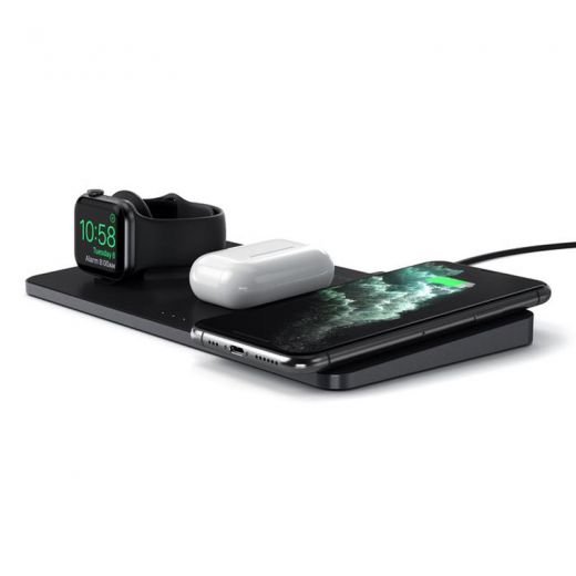 Безпровідна зарядка Satechi Trio Wireless Charging Pad для iPhone | Apple Watch |AirPods (ST-X3TWCPM)