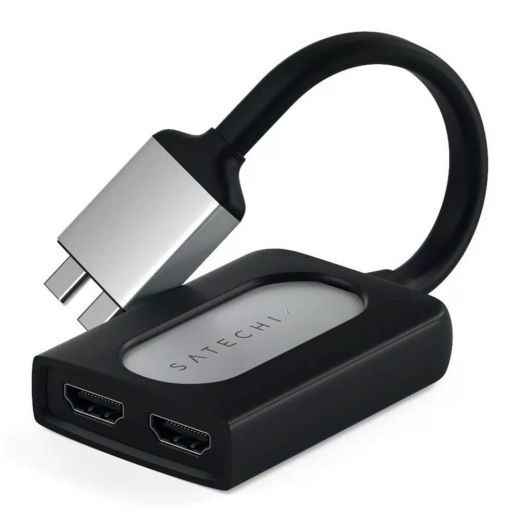 Адаптер Satechi Type-C Dual HDMI Adapter Silver (ST-TCDHAS)