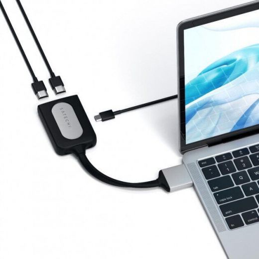 Адаптер Satechi Type-C Dual HDMI Adapter Space Gray (ST-TCDHAM)