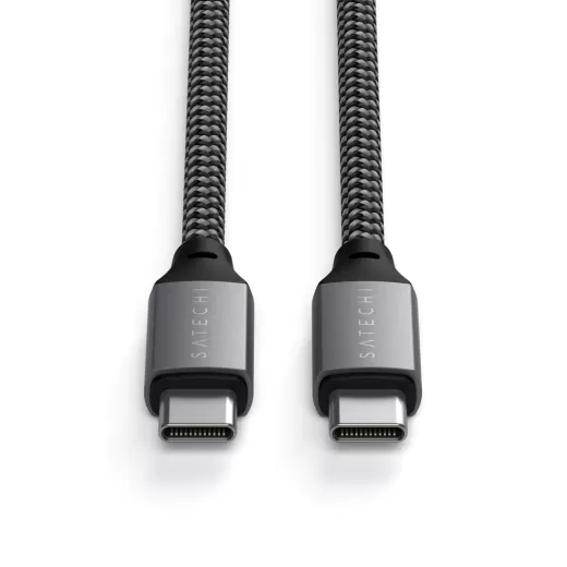 Кабель Satechi USB-C to USB-C Cable 100W Space Gray (2 m) (ST-TCC2MM)