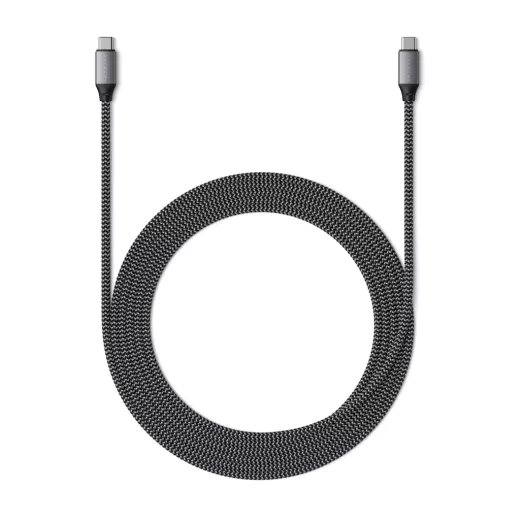 Кабель Satechi USB-C to USB-C Cable 100W Space Gray (2 m) (ST-TCC2MM)