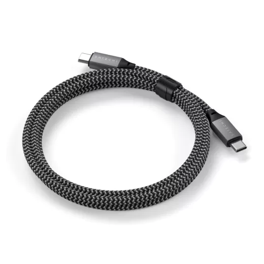 Кабель Satechi USB-C to USB-C Cable 100W Space Gray (2 m) (ST-TCC2MM)