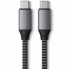 Кабель Satechi USB-C to USB-C Cable 100W Space Gray (25 cm) (ST-TCC10M)