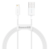 Кабель Baseus Superior Series Fast Charging Data Cable USB to iP 2.4A 2m White (CALYS-C02)