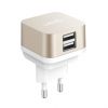 Мережевий зарядний пристрій Lab.C X2 2 Port USB Wall Charger Gold (2.4A) (LABC-593-GD_KR)