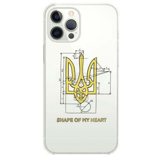 Чохол Oriental Case Shape of my heart Clear для iPhone 13 mini