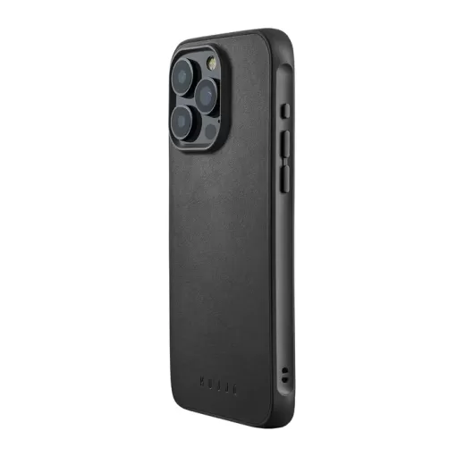Шкіряний чохол Mujjo Shield Case Black для iPhone 15 Pro Max
