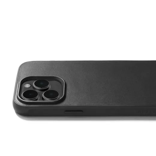 Шкіряний чохол Mujjo Shield Case Black для iPhone 15 Pro Max