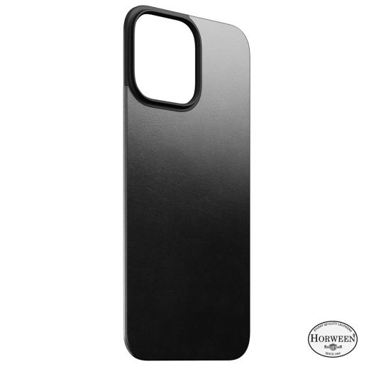 Шкіряна магнітна накладна на задню панель Nomad Magnetic Leather Back Black для iPhone 16 Pro (NM01364085)