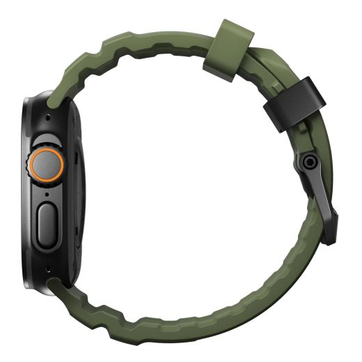 Ремінець Nomad Rocky Point Band Forest / Black Hardware для Apple Watch 49мм | 46мм | 45мм | 44мм (NM014797858)